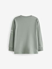 Fútbol en verde/azul - Graphic Long Sleeve T-Shirts 3 Pack (3-16yrs) - Imagen 3 de 8