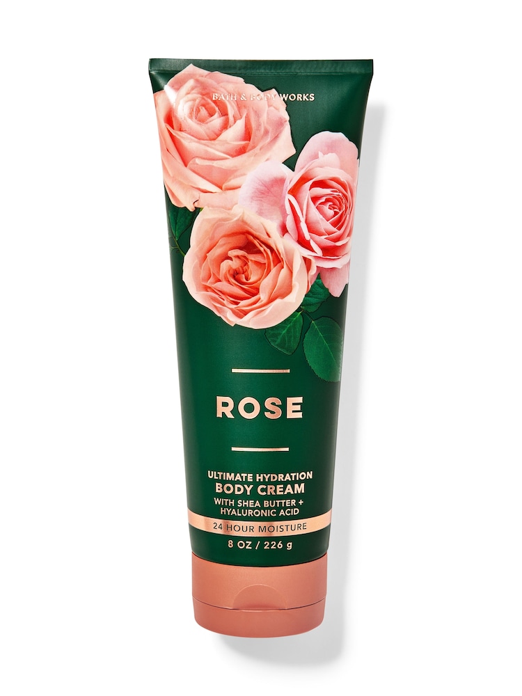 Bath & Body Works Rose Ultimate Hydration Body Cream 8 fl oz / 236 mL - Image 1 of 1 Bath & Body Works Rose Ultimate Hydration Body Cream 8 fl oz / 236 mL - Image 1 of 1