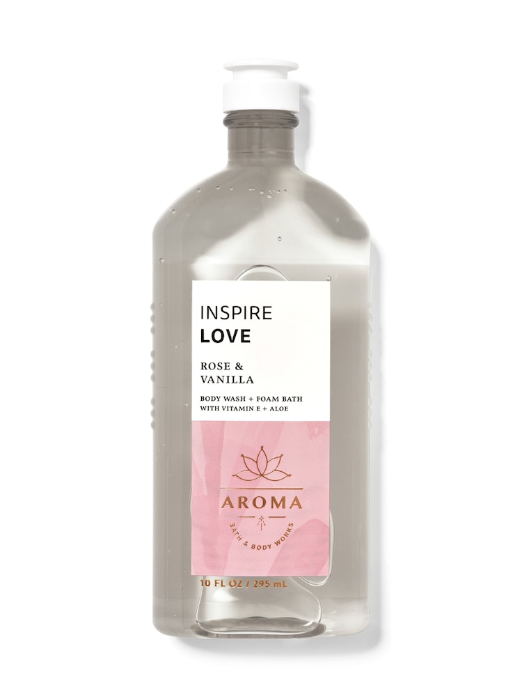 Bath & Body Works Rose Vanilla Body Wash and Foam Bath 8 oz / 226 g - Image 1 of 1 Bath & Body Works Rose Vanilla Body Wash and Foam Bath 8 oz / 226 g - Image 1 of 1