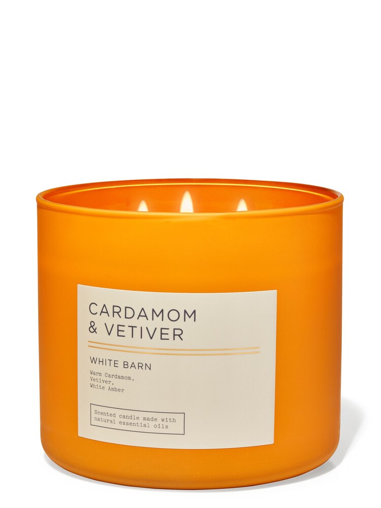 Bath & Body Works Cardamom  and Vetiver 3-Wick Candle 14.5 oz / 411 g - Image 1 of 1