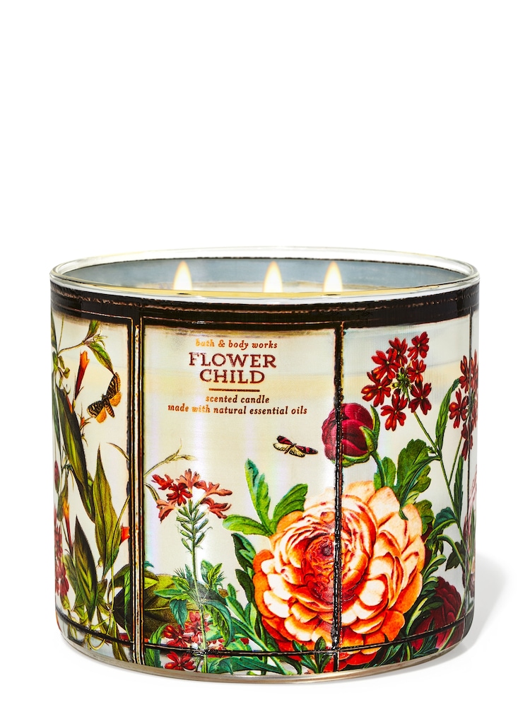 Bath & Body Works Flowerchild 3-Wick Candle 14.5 oz / 411 g - Image 1 of 1