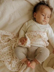 Elodie Details Petit River Rose Bamboo Muslin Blanket - Image 2 of 5