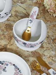 Elodie Details Blue Garden Lt Placement Silicone Bowl Set for Children - Image 1 of 3