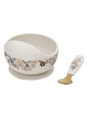 Elodie Details Blue Garden Lt Placement Silicone Bowl Set for Children - Image 3 of 3