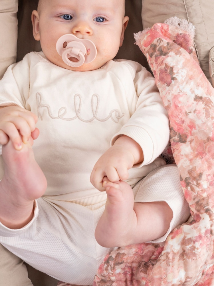 Elodie Details River Rose Soft Cotton Blanket - Image 6 of 6