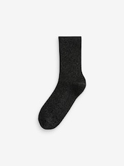 Black Sparkle Ankle Socks 1 Pack - Image 1 of 3
