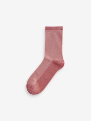 Pink - Socken mit Glitzer-Effekt, 1er-Pack - Bild 1 von 3