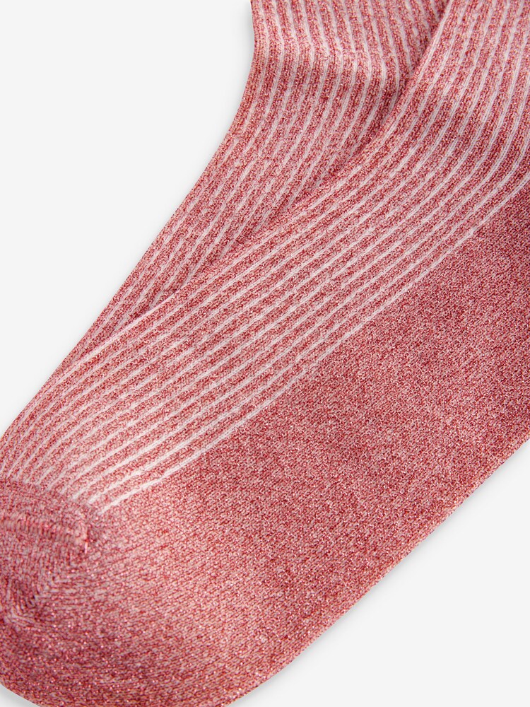 Pink - Socken mit Glitzer-Effekt, 1er-Pack - Bild 2 von 3