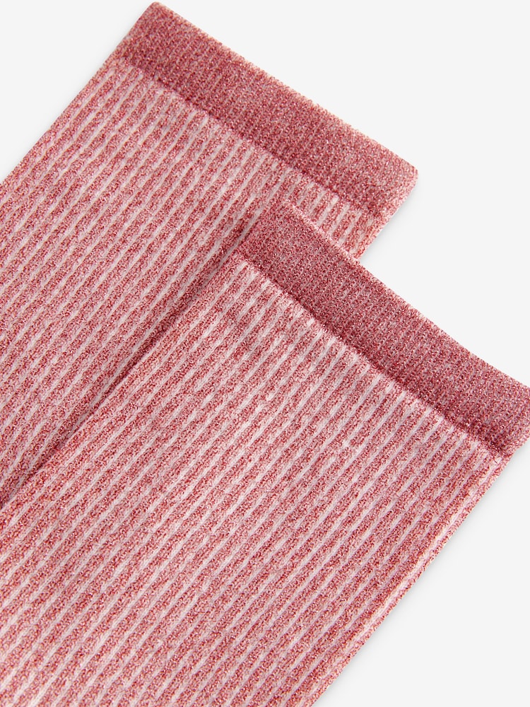 Pink - Socken mit Glitzer-Effekt, 1er-Pack - Bild 3 von 3