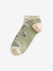 Autumn Animals Trainer Socks 5 Pack - Image 2 of 8