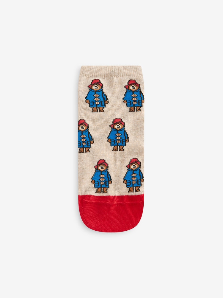 Navy/Red Paddington Bear Trainer Socks 3 Pack - Image 4 of 7
