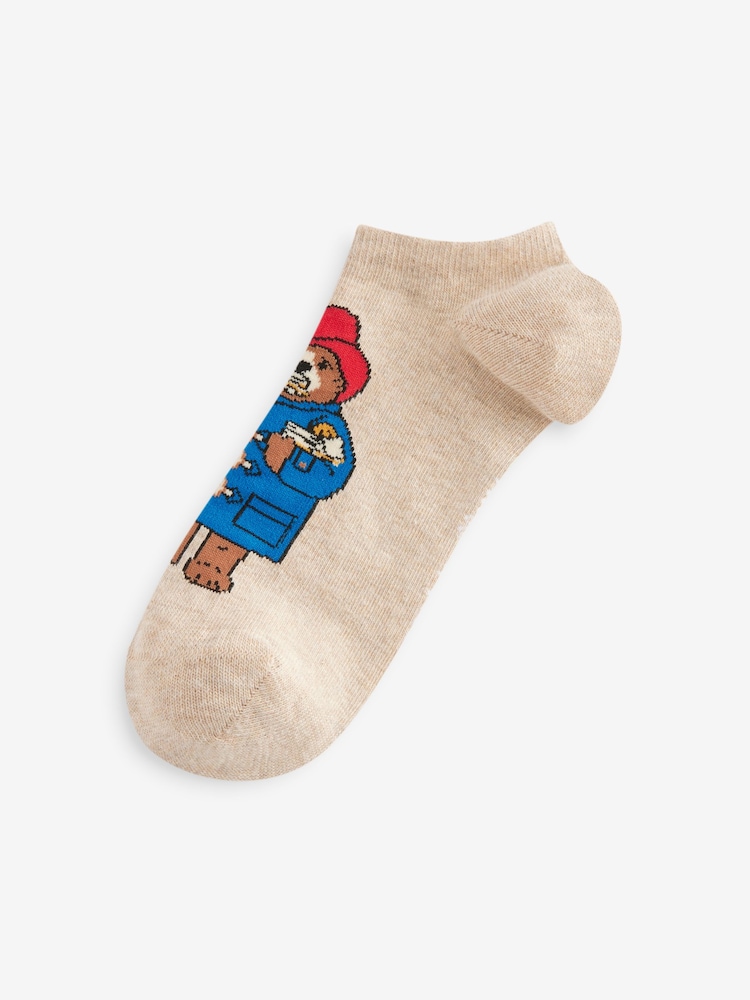 Navy/Red Paddington Bear Trainer Socks 3 Pack - Image 5 of 7
