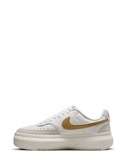 Nike White Court Vision Alta Trainers - Image 4 of 10