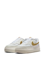 Nike White Court Vision Alta Trainers - Image 5 of 10