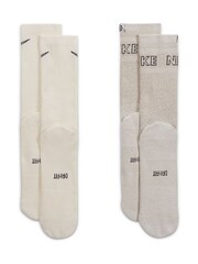 Nike Natural Everyday Plus Cushioned Crew Socks 2 Pack - Image 2 of 4