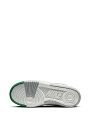Nike White/Green Gamma Force Trainers - Image 8 of 11