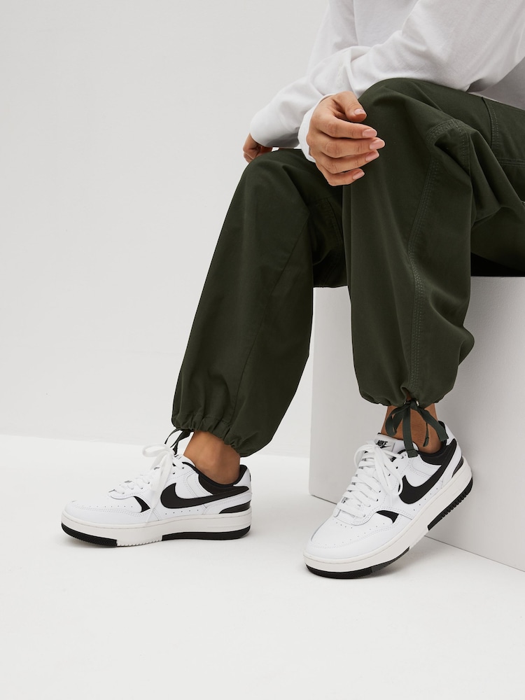 Nike White/Black Gamma Force Trainers - Image 1 of 12