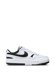 Nike White/Black Gamma Force Trainers - Image 4 of 12