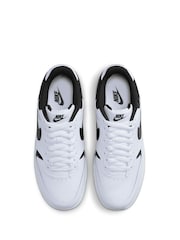 Nike White/Black Gamma Force Trainers - Image 8 of 12
