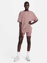 Nike Pink Sportswear Essential Oversized short-sleeve T-Shirt - Image 5 of 5