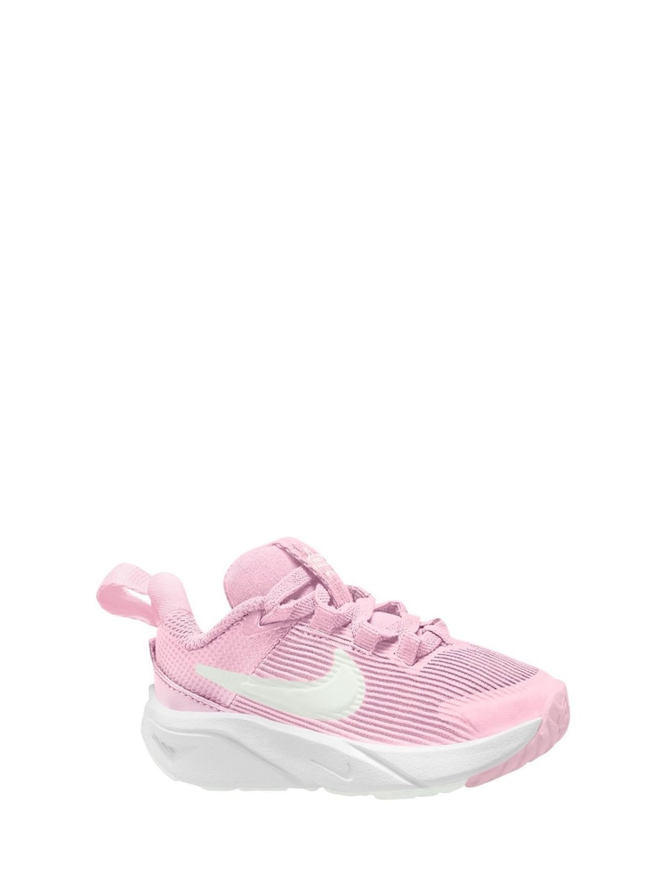Nike Pale Pink Infant Star Runner 4 Trainers - Image 1 of 4