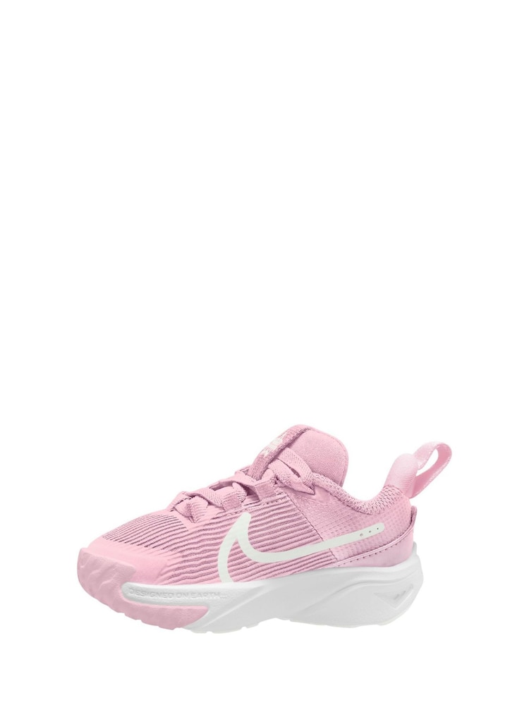 Nike Pale Pink Infant Star Runner 4 Trainers - Image 2 of 4