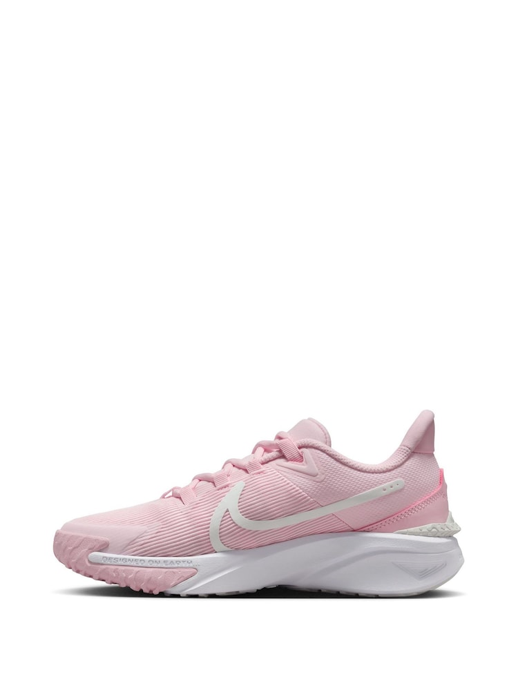 Nike Pale Pink Youth Star Runner 4 Trainers - Image 5 of 11