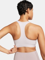 Nike Pale Pink Swoosh Medium Support Padded Sports Bra - Image 2 of 7