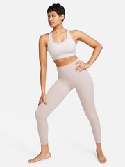 Nike Pale Pink Swoosh Medium Support Padded Sports Bra - Image 3 of 7