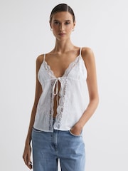 Maison Essentiele Cotton-Linen Cami - Image 1 of 5