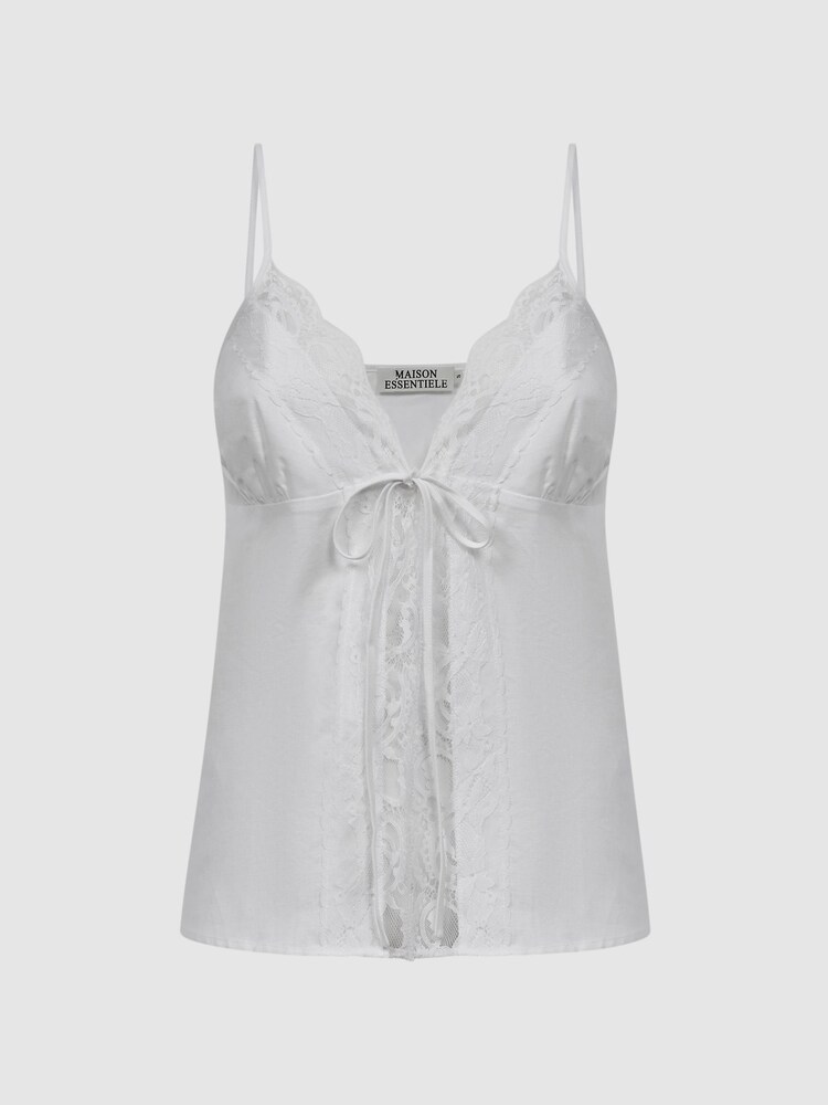 Maison Essentiele Cotton-Linen Cami - Image 2 of 5