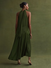 Florere, asymmetrisches Neckholder-Midikleid - Bild 5 von 6