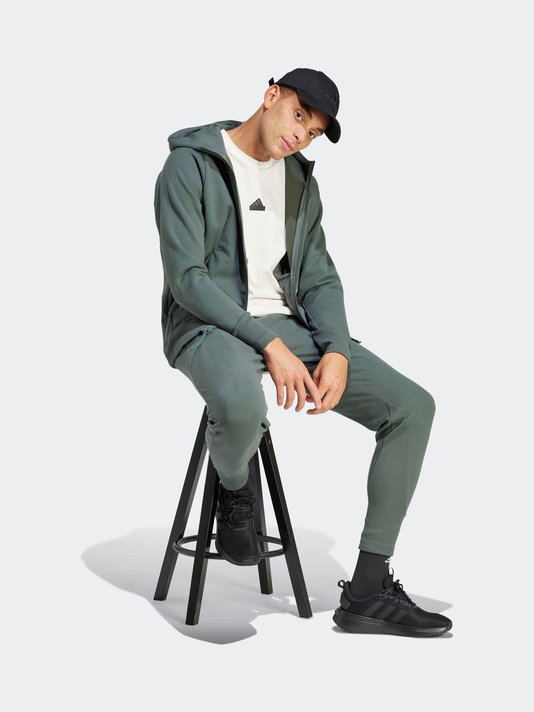 Buy adidas Green Sportswear Z.N.E. Winterized Full Zip
