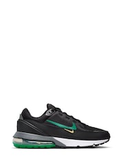 Nike Black/Green Air Max Pulse Trainers - Image 1 of 10