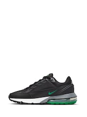Nike Black/Green Air Max Pulse Trainers - Image 4 of 10