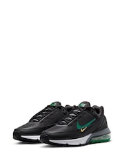 Nike Black/Green Air Max Pulse Trainers - Image 5 of 10