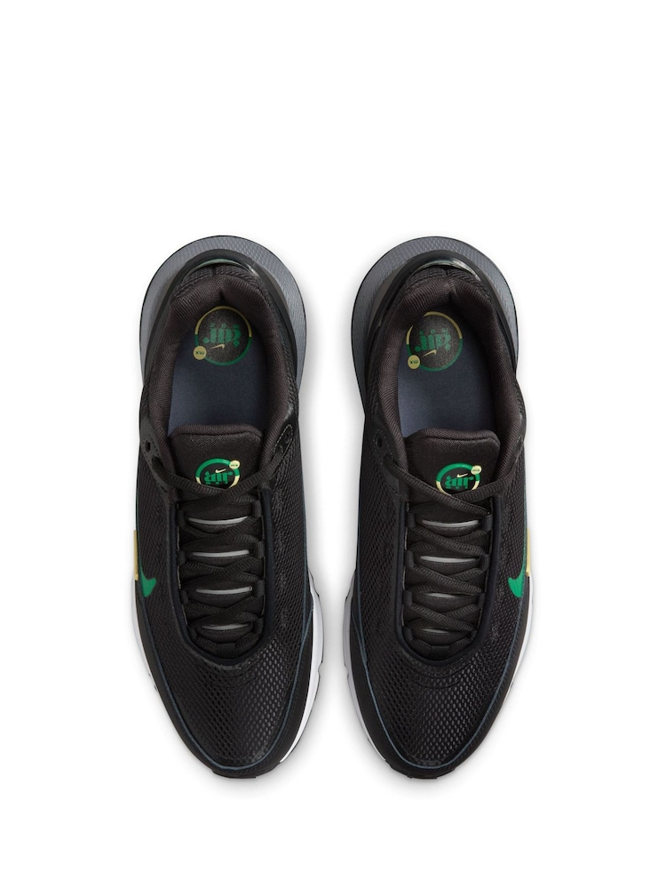 Nike Black/Green Air Max Pulse Trainers - Image 8 of 10