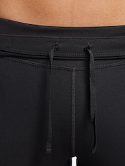Nike Black Swoosh Fast Mid-Rise 7/8 Running Leggings - Image 6 of 9