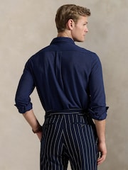 Polo Ralph Lauren Blue Featherweight Mesh Shirt - Image 3 of 5