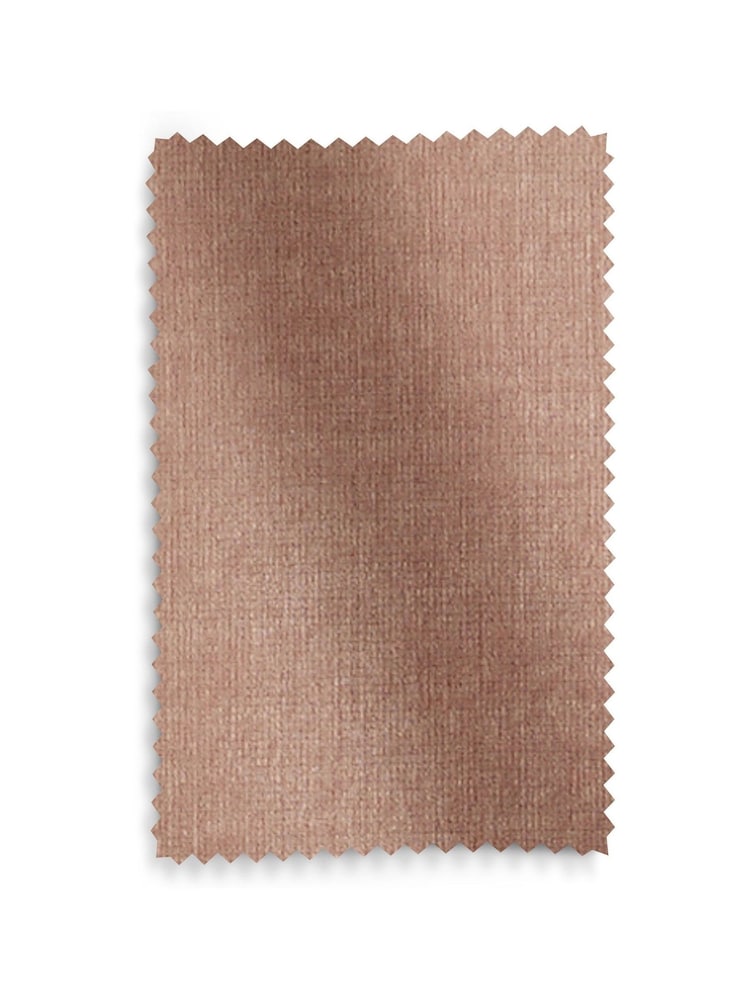 Plush Chenille Rose Pink Contemporary Upholstered Headboard - Image 4 of 4