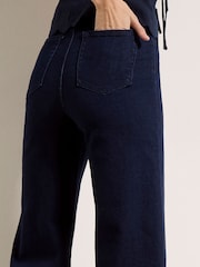Apricot Blue Zara Wide-Leg Elastic Jeans - Image 3 of 6