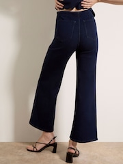 Apricot Blue Zara Wide-Leg Elastic Jeans - Image 4 of 6