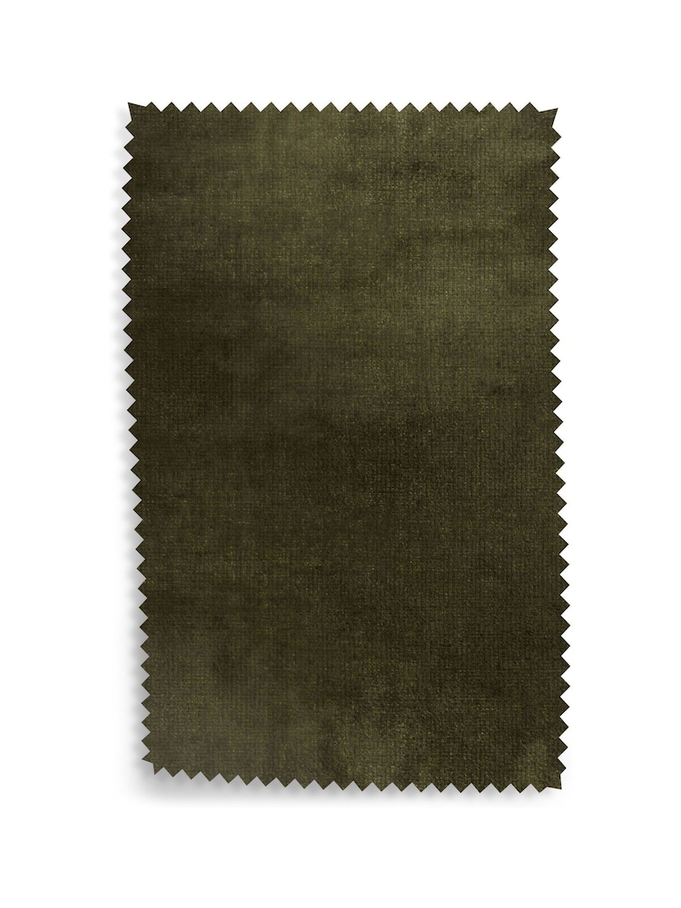 Plush Chenille Moss Green Flinton Upholstered Storage Ottoman - Image 8 of 8