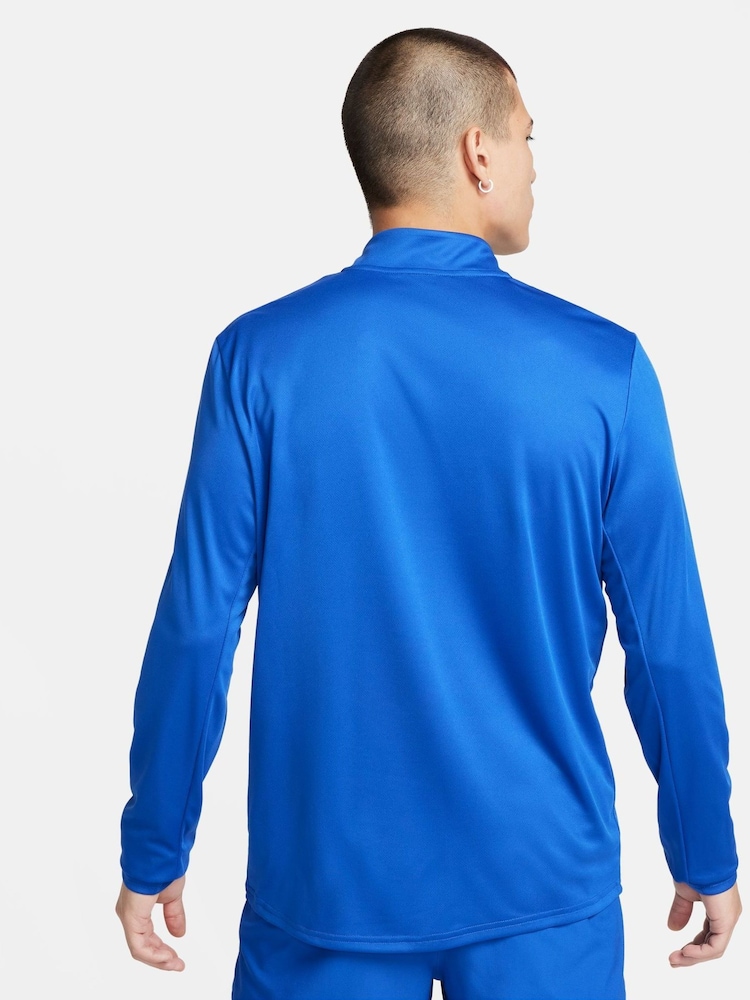 Ярко-синий - Топ для бега с короткой молнией Nike Dri-FIT Pacer - Изображение 2 из 7