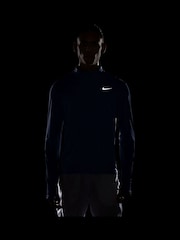 Ярко-синий - Топ для бега с короткой молнией Nike Dri-FIT Pacer - Изображение 6 из 7