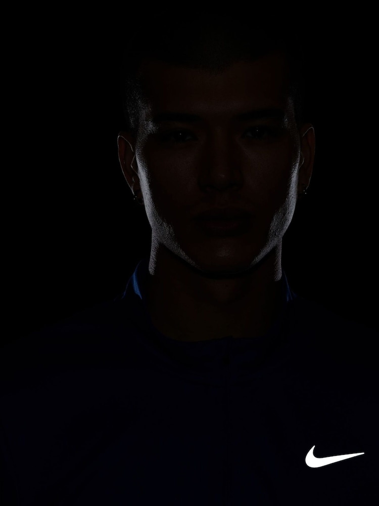 Ярко-синий - Топ для бега с короткой молнией Nike Dri-FIT Pacer - Изображение 7 из 7