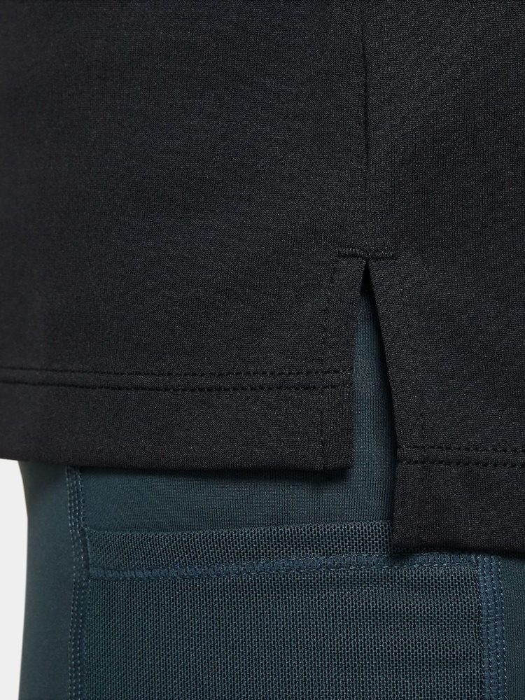 Nike Black Pro Dri-Fit Half Zip Top - Image 7 of 7