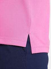 Nike Pink Pro Dri-Fit Half Zip Top - Image 5 of 5