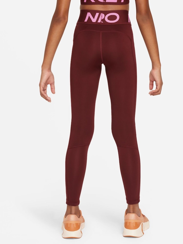 Nike Red Pro Dri-FIT Leggings - Image 2 of 5