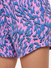 Синий/розовый - Шорты с завышенной талией Nike One - Image 5 of 6